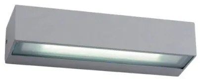 Απλίκα τοίχου εξωτερική LED TECH αλουμινίου γκρι Viokef-4137600-Γκρι 4137600