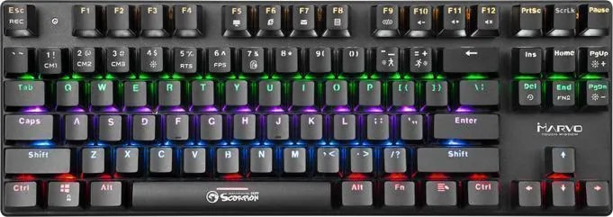 Marvo Gaming Μηχανικό Πληκτρολόγιο με Custom Blue διακόπτες και φωτιζόμενα πλήκτρα KG914