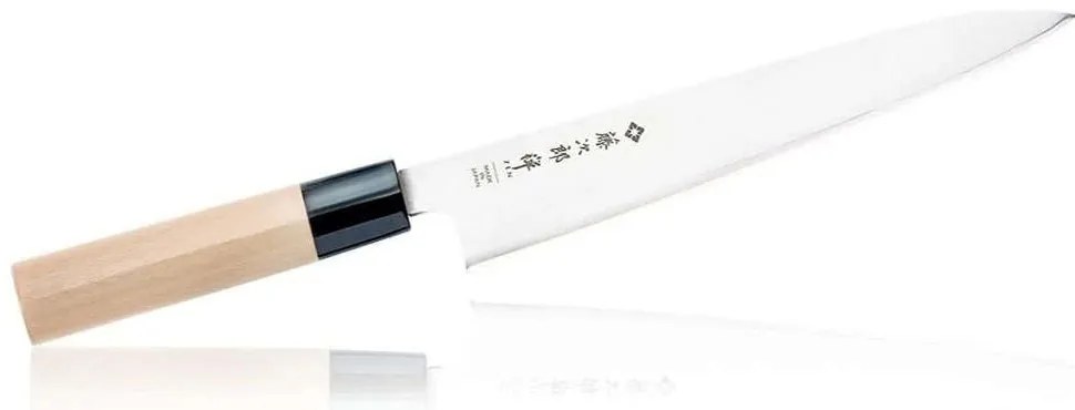 Μαχαίρι Φιλεταρίσματος Zen FD-569 21cm Natural-Chrome Tojiro Ατσάλι,Ξύλο