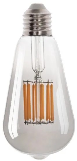 ΛΑΜΠΤΗΡΑΣ HM4189.03 LED FILAMENT 12W E27 2700K SMOKE
