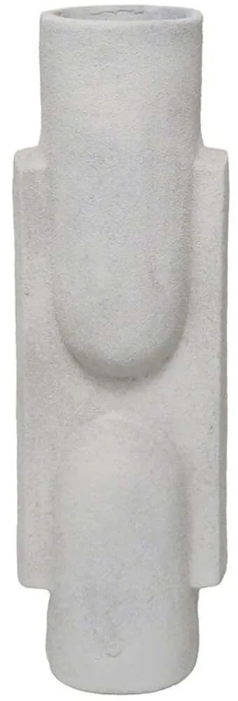 Βάζο Nathen 032516 13x10x36cm White Αλουμίνιο