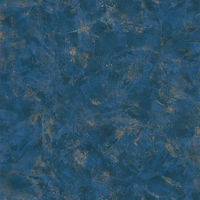 Ταπετσαρία τοίχου Color-Box-2 Patine Midnight Blue Gold 100226520 53Χ1005