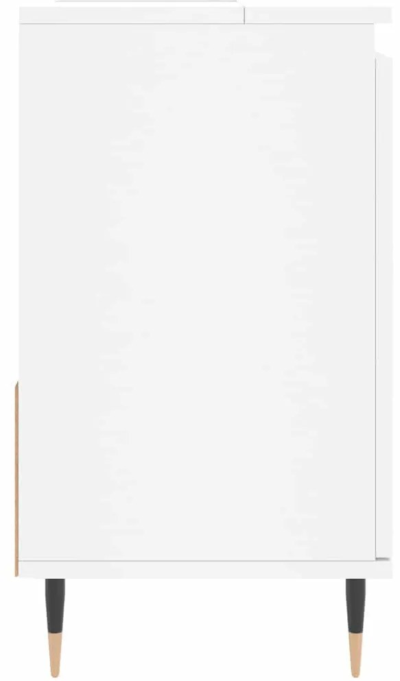 vidaXL Ντουλάπι Μπάνιου Λευκό 65 x 33 x 60 εκ. από Επεξεργασμένο Ξύλο