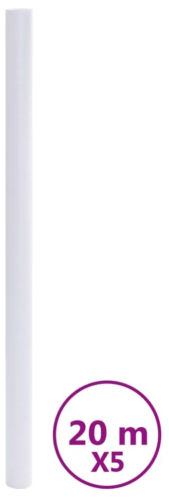 vidaXL Μεμβράνες Παραθύρων Ματ Γκρι PVC