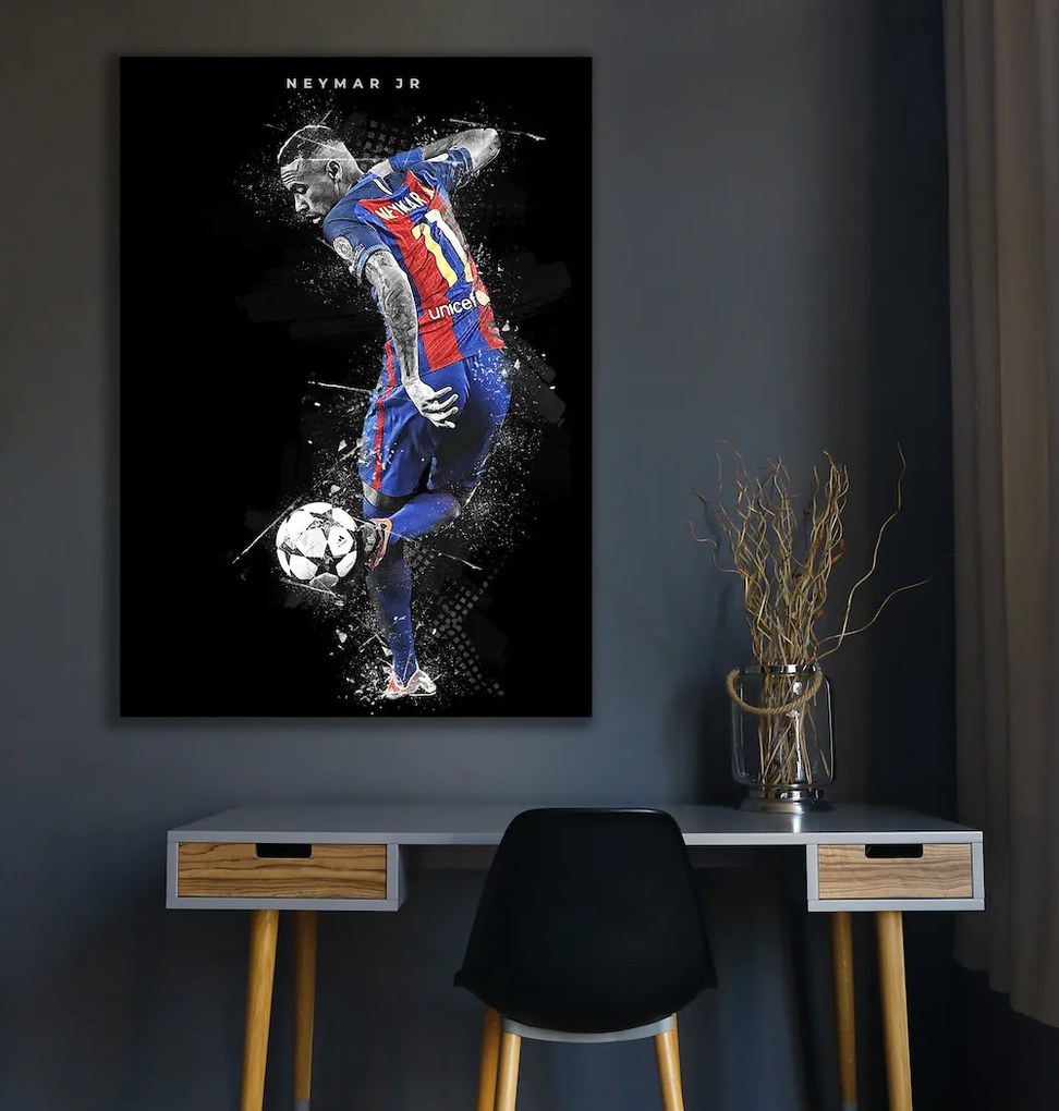 Πίνακας σε καμβά Neymar Jr KNV1539 80cm x 120cm