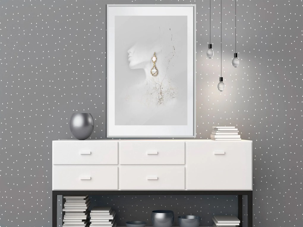 Αφίσα - Jewelry is the Best Gift - 30x45 - Χρυσό - Με πασπαρτού