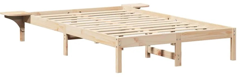 vidaXL Σκελετός Κρεβατιού Καφέ 120 x 200 cm Καφέ