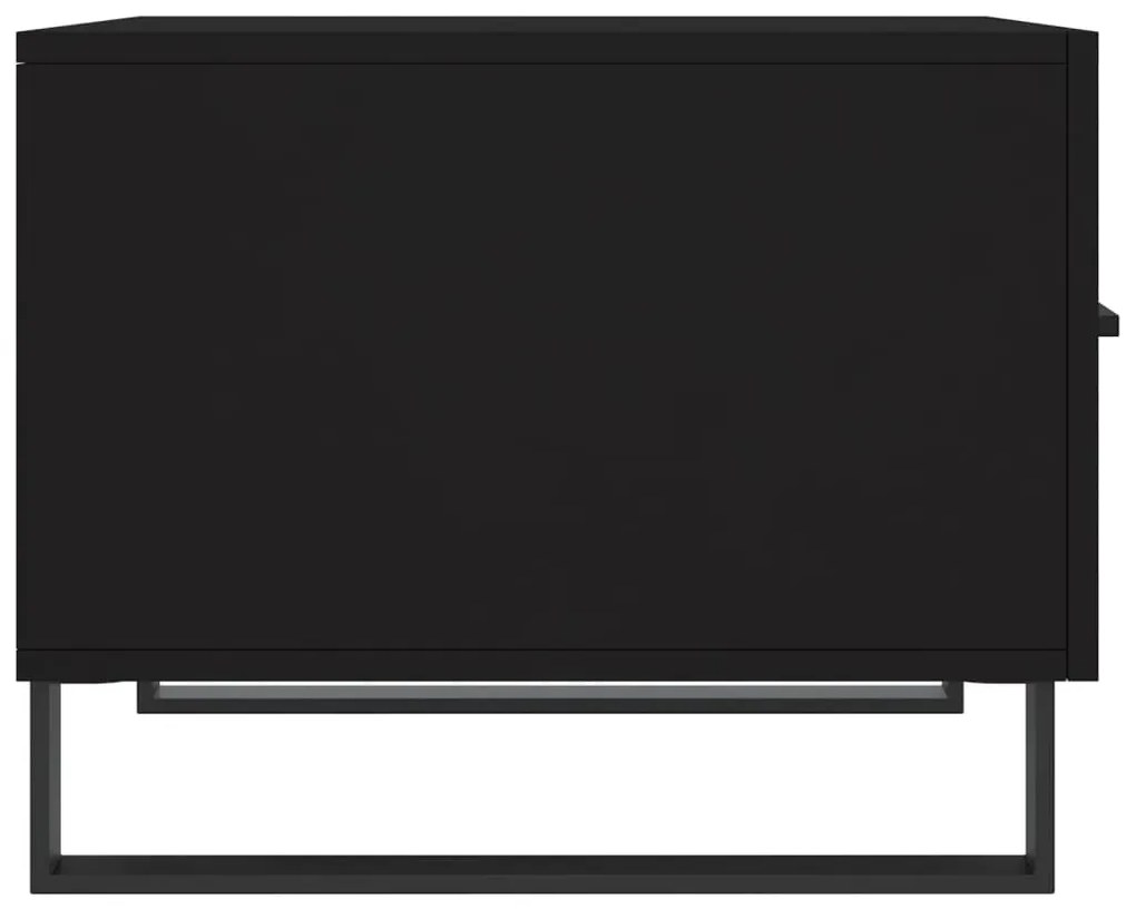 vidaXL Τραπεζάκι Σαλονιού Μαύρο 50x50x40 εκ. από Επεξεργασμένο Ξύλο