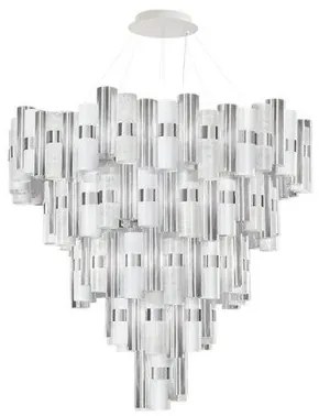 Πολυέλαιος Κρεμαστό Φωτιστικό Οροφής LED 390W Dimmable La Lollona 5 Slamp-LALS5XLWHT06T00NMTEU-Λευκό LALS5XLWHT06T00NMTEU