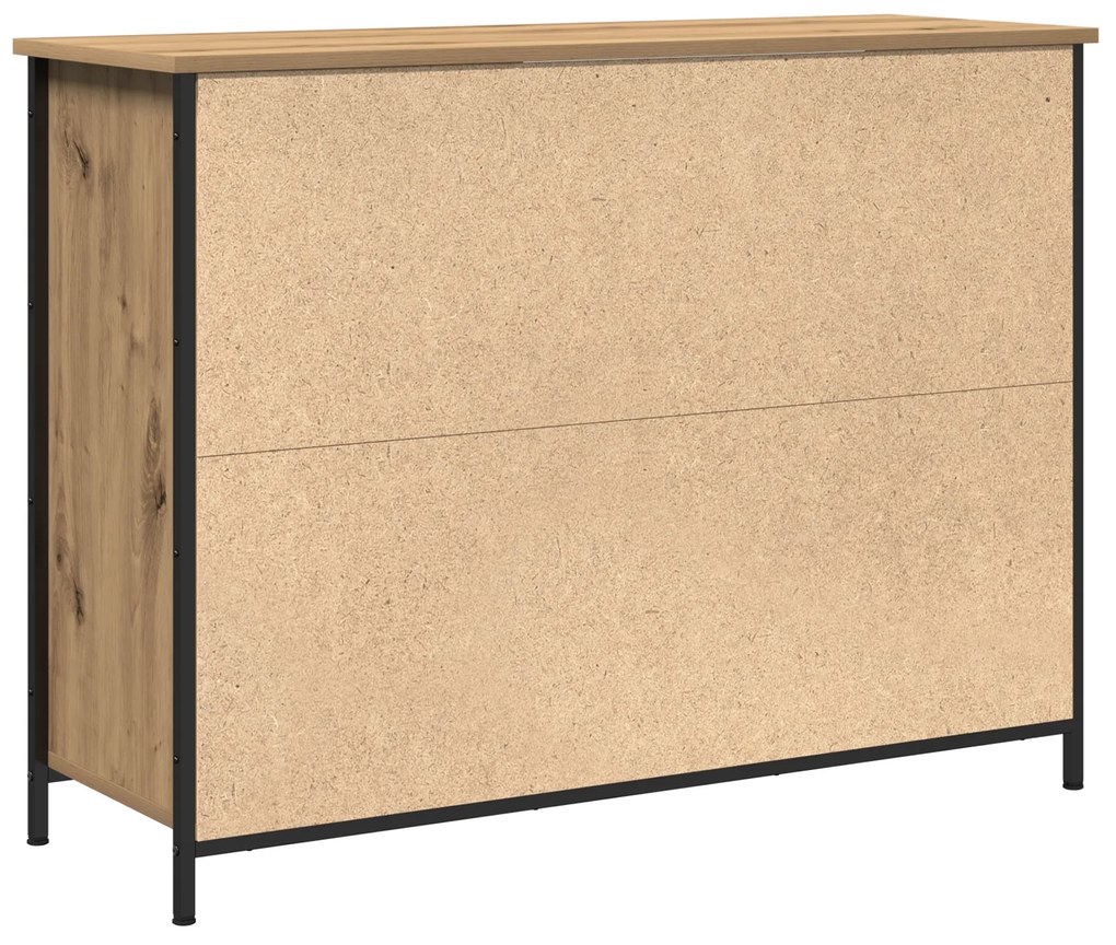 vidaXL Σαλονάκι Artisan Oak 100x35x75 cm Επεξεργασμένο ξύλο