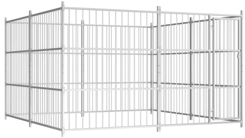 vidaXL Κλουβί Σκύλου Εξωτερικού Χώρου 300 x 300 x 185 εκ.