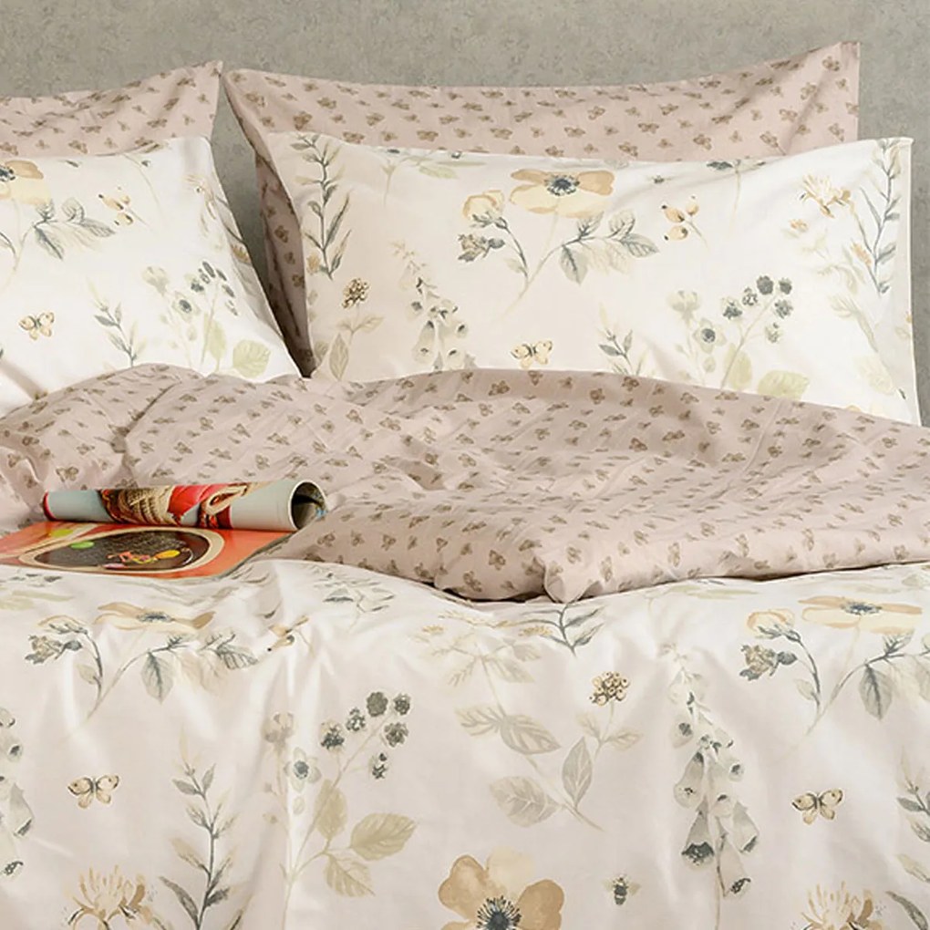 Ζεύγος Μαξιλαροθήκες (50x70) Melinen Casual Line Dolores Ash