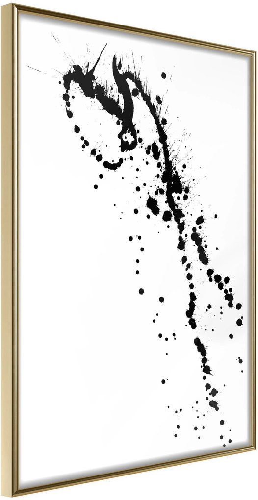 Αφίσα - Ink Splash - 20x30 - Χρυσό - Χωρίς πασπαρτού