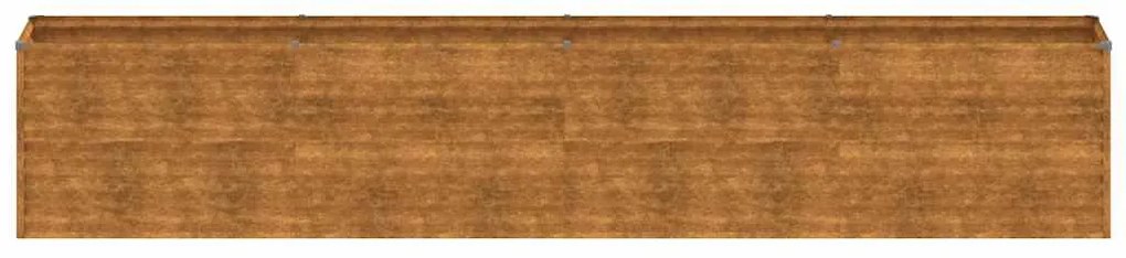 vidaXL Υπερυψωμένο Ζαρντινιέρα Κήπου 385 x 50 x 69 εκ. από Ατσάλι Corten