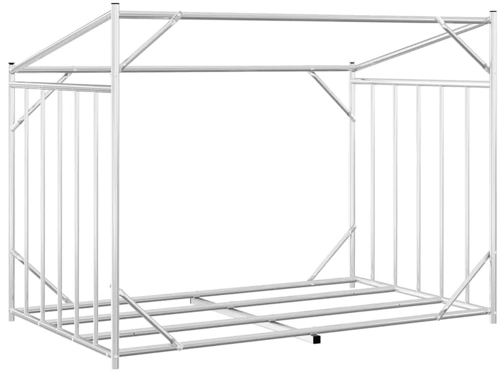 vidaxL Ράφι για καυσόξυλα με κάλυμμα βροχής 150,5x100,5x110,5 εκ.
