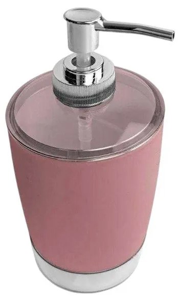 Θήκη κρεμοσάπουνου Dispenser πλαστική Ροζ