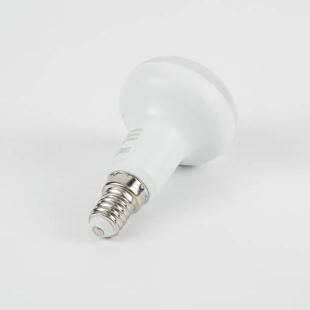 GloboStar® 60077 Λάμπα LED E14 R50 Σποτ 8W 752lm 120° AC 220-240V IP20 Φ5 x Υ8.9cm Θερμό Λευκό 2700K - 3 Χρόνια Εγγύηση