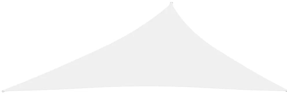 vidaXL Πανί Σκίασης Τρίγωνο Λευκό 4 x 5 x 6,4 μ. από Ύφασμα Oxford
