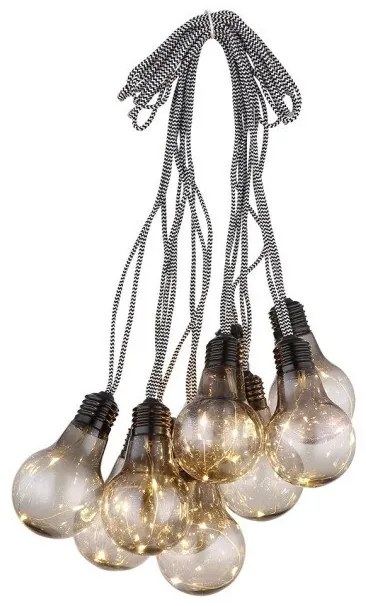 Διακοσμητική Γιρλάντα LED 0,09W Μαύρο IP44 4,5m Jeffa 3414 Globo Lighting-3414-Μαύρο 3414
