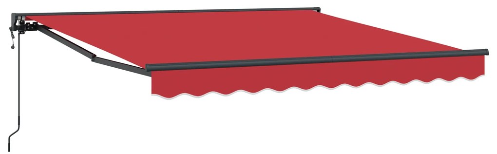 vidaXL Σκηνίτσα Αναδιπλούμενη Κόκκινο 350x250 εκ