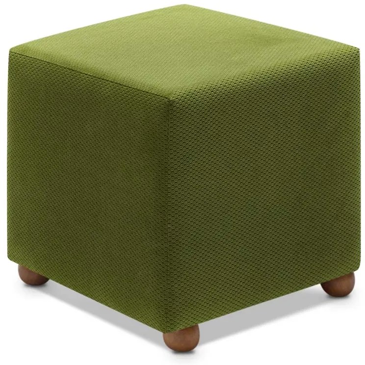 Σκαμπώ Ranma Megapap υφασμάτινο χρώμα πράσινο 40x40x40εκ.-GP043-0074,4
