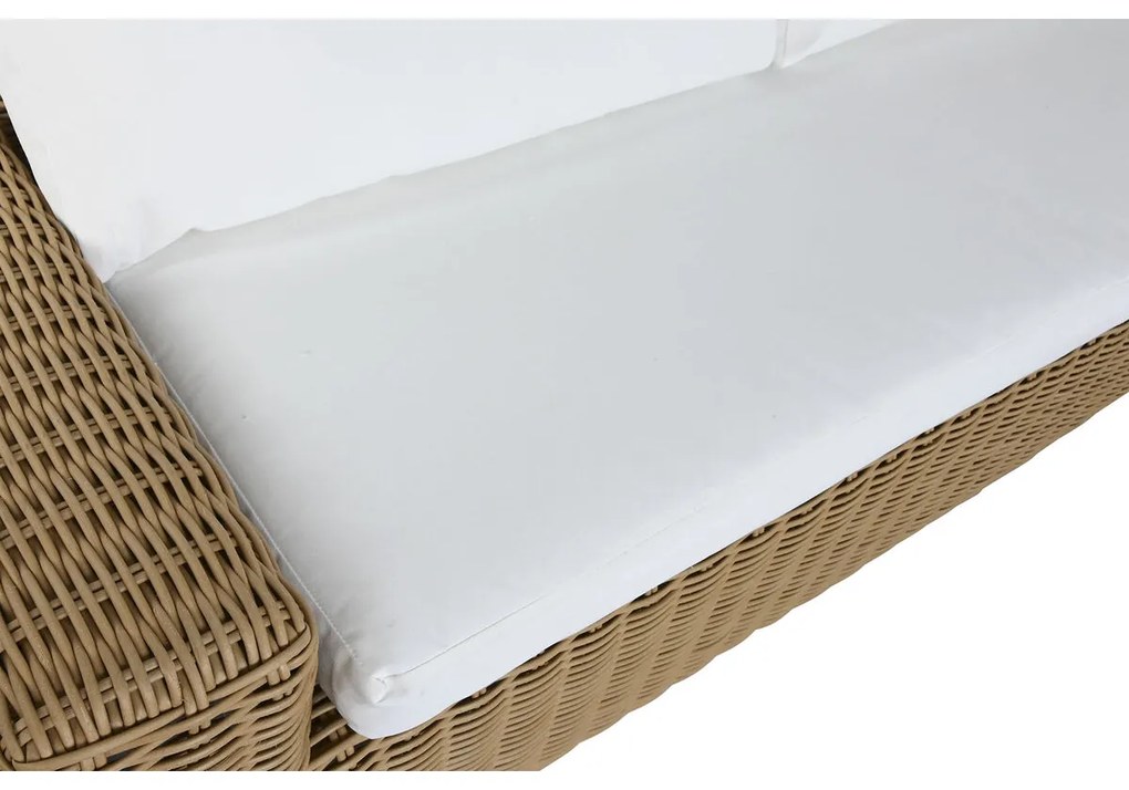 Κήπος πολυθρόνα Home ESPRIT Μπεζ Ανοιχτό καφέ 111 x 87 x 63 cm