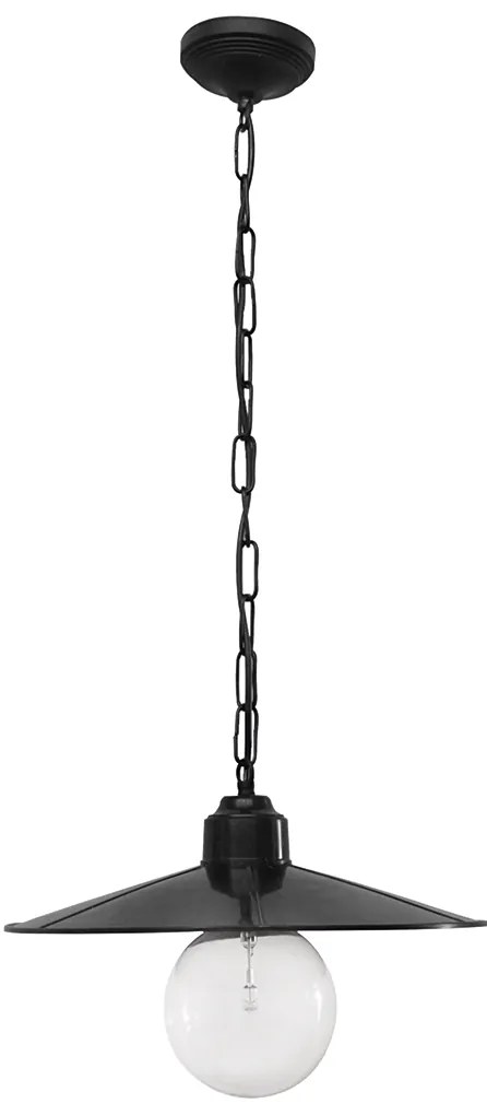 Φωτιστικό Οροφής Μονόφωτο Heronia Petra 11-0161 Black