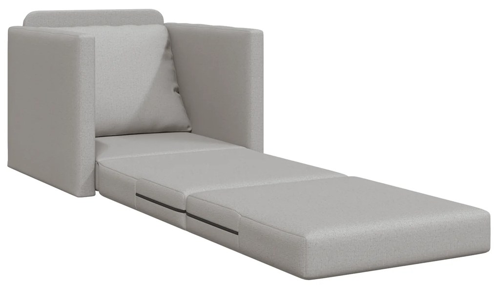 vidaXL Καναπές Κρεβάτι 2 σε 1 Συννεφί Γκρι 74x77x81 εκ Υφάσματος
