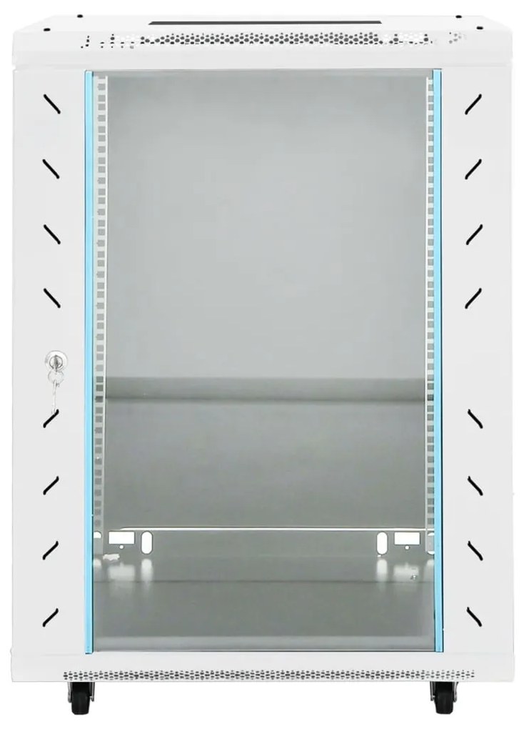 vidaXL Καμπίνα Δικτύου 15U 19" IP20 Γκρι 60x45x86 εκ.