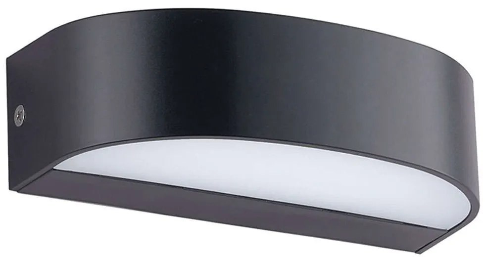 Φωτιστικό Τοίχου-Απλίκα Sifnos 4282800 17,2x4,6cm Led 450lm 8W Dark Grey Viokef