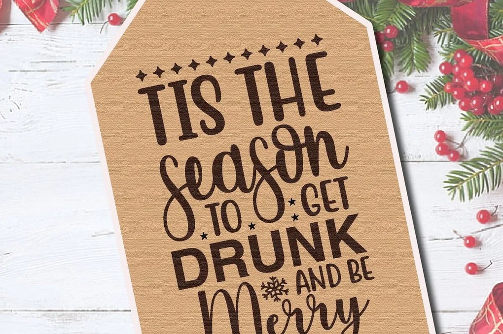 Σετ των 3 Intra απο ξύλο plywood 3mm-4mm πάχος Χριστουγεννιάτικο δώρο ετικέτας Δίασταση 5x10 cm INTRAFABR-41479212