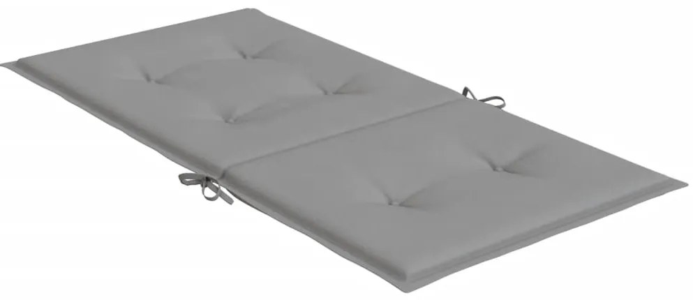 vidaXL Μαξιλάρια Καρέκλας Κήπου Πλάτη 4 τεμ. Γκρι Ύφασμα Oxford