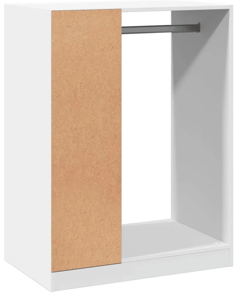 vidaXL Ντουλάπα Λευκή 77 x 48 x 102 εκ. από Επεξεργασμένο Ξύλο