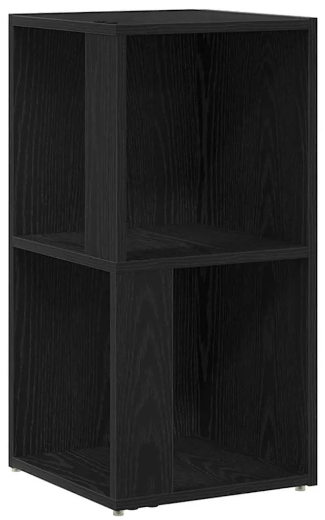 vidaXL Γωνιακό Ντουλάπι Μαύρη Δρυς 33x33x67 εκ Επεξεργασμένο Ξύλο