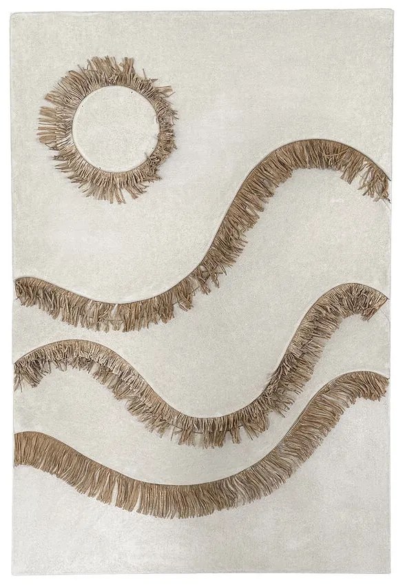 Διακόσμηση τοίχων Home ESPRIT Λευκό Φυσικό Scandi 80 x 5 x 120 cm