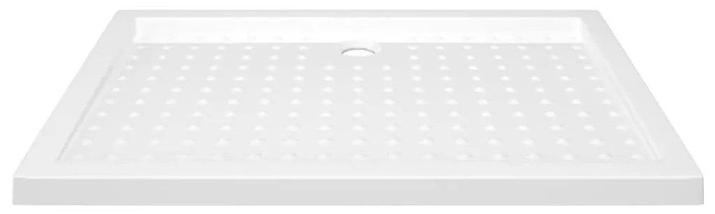 Βάση Ντουζιέρας με Σχέδιο Τάπας Λευκή 70 x 100 x 4  εκ. από ABS - Λευκό