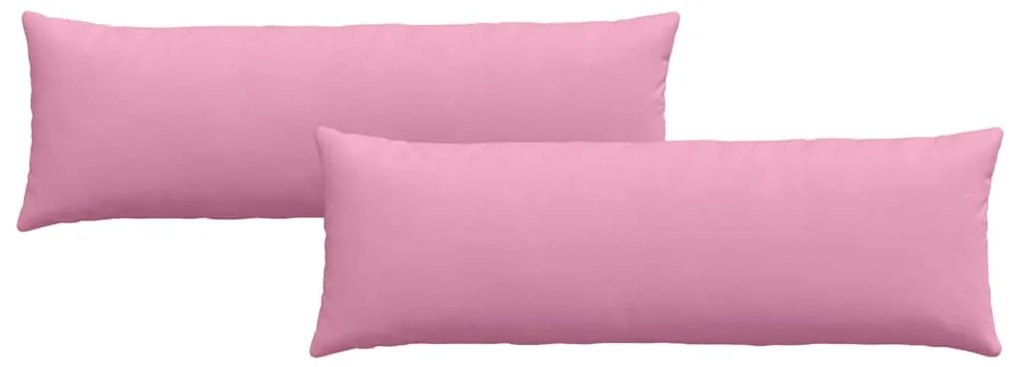 vidaXL Μαξιλάρι Καναπέ 2 pcs Ροζ 120 x 40 cm ύφασμα
