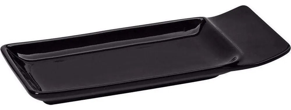 Πιατάκι Πορσελάνινο Ορθογώνιο BEH117K12 21x8,5x2cm Black Espiel Porcelain