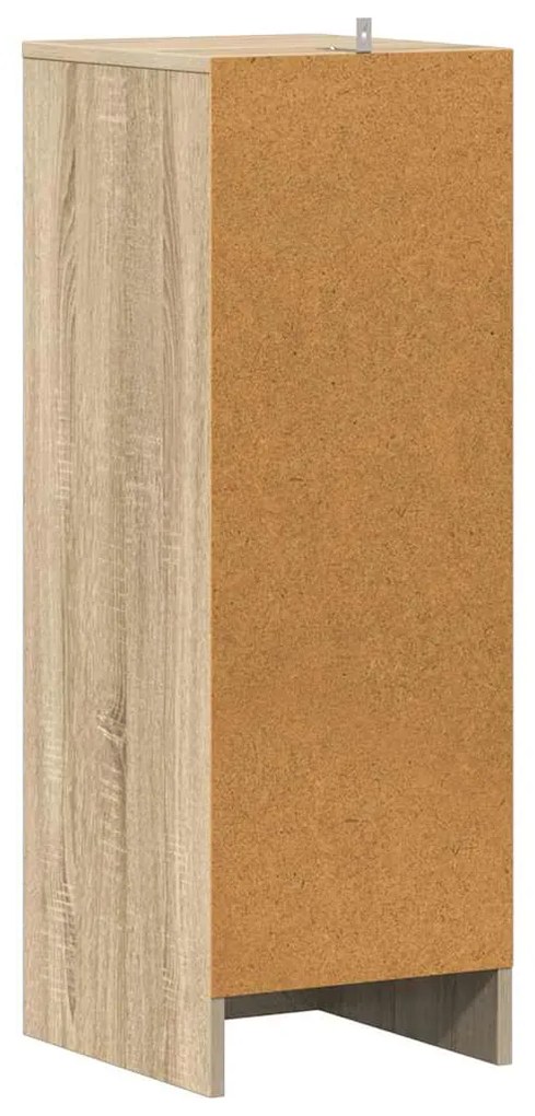 vidaXL Παπουτσοθήκη Sonoma Δρυς 31,5 x 35 x 90 εκ. από Επεξ. Ξύλο