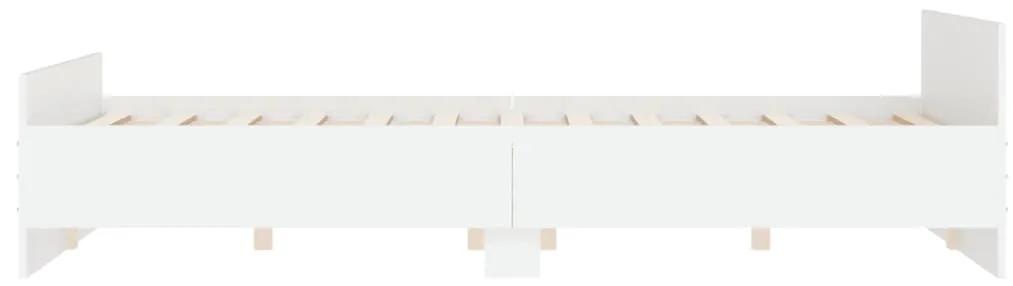 vidaXL Πλαίσιο Κρεβατιού με Κεφαλάρι & Ποδαρικό Λευκό 120 x 200 εκ.