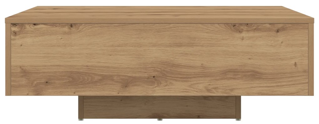 vidaXL Τραπέζι σαλονιού με LED φώτα Artisan Oak 85x55x31 εκ