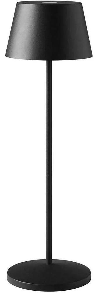 Φωτιστικό Επιτραπέζιο Επαναφορτιζόμενο Modi LOOM-820-004 Φ8,7x35,8cm Dim Led 150Im Black Loom Design