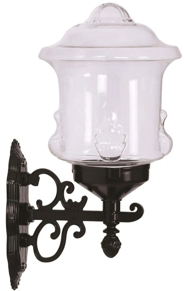 Φωτιστικό Τοίχου - Απλίκα 685AVN1273 27x20x43cm E27 40W Black Opviq