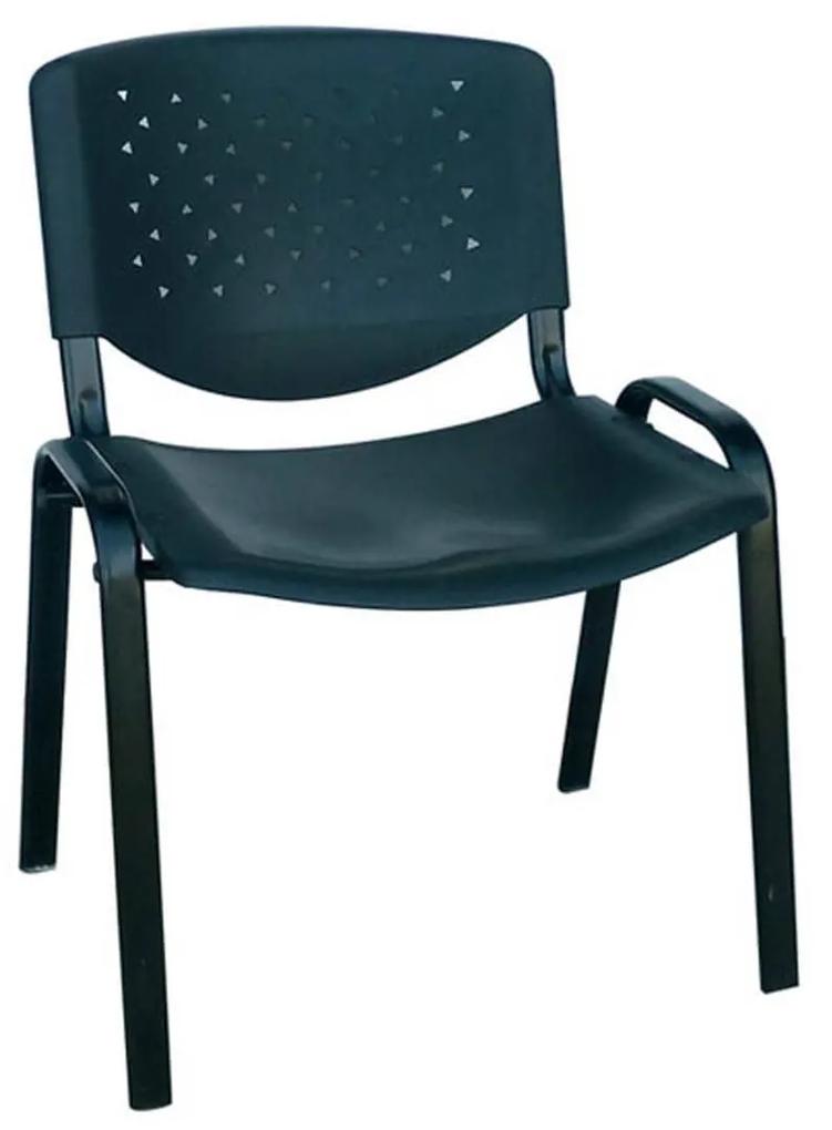 Καρέκλα Υποδοχής Μήλος Black 01-0228 54X59X78cm