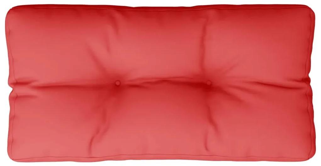 Μαξιλάρι Παλέτας Κόκκινο 80 x 40 x 12 εκ. Υφασμάτινο - Κόκκινο