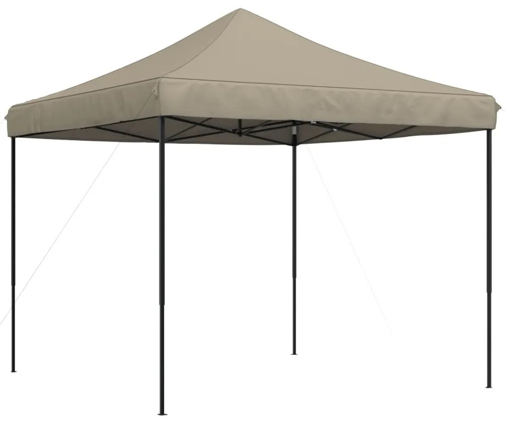 vidaXL Τέντα Εκδηλώσεων Πτυσσόμενη Pop-Up Taupe 292 x 292 x 315 εκ.