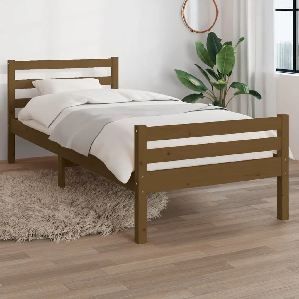 Πλαίσιο Κρεβατιού Μελί 75x190 εκ. Ξύλο Πεύκου Small Single 814782