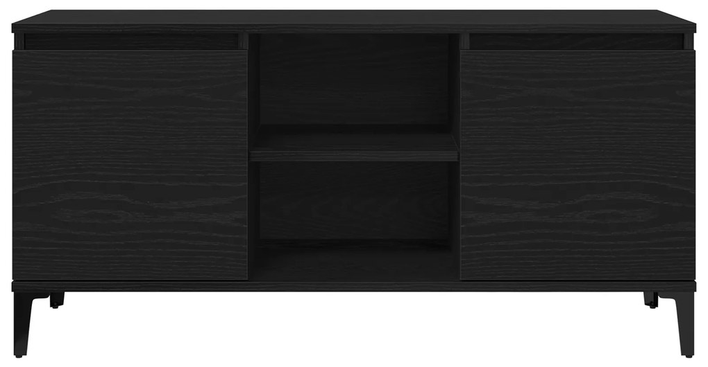 vidaXL Βάση Τηλεόρασης σε Μαύρο Δρυς 102x35x50 εκ. από Επεξεργασμένο Ξύλο