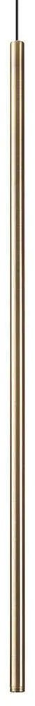 Φωτιστικό Οροφής Filo 300825 Φ8,8x94cm Led 160lm 3,5W 3000K Brass Ideal Lux