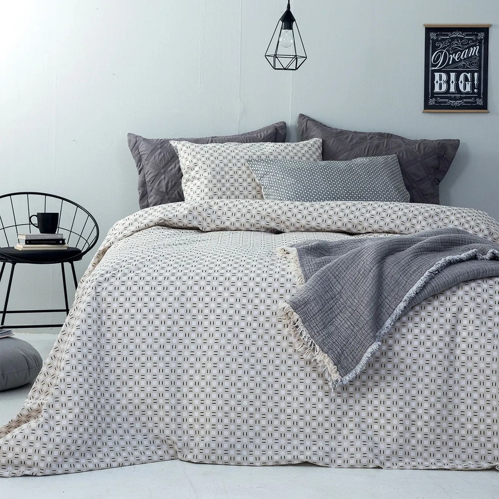Σεντόνια Μονά (Σετ) Palamaiki Fashion FL6272 Μπεζ ΜΕ ΛΑΣΤΙΧΟ 110x200+30